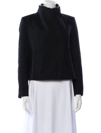 Pre-owned Helmut Lang Wool Jacket In Black