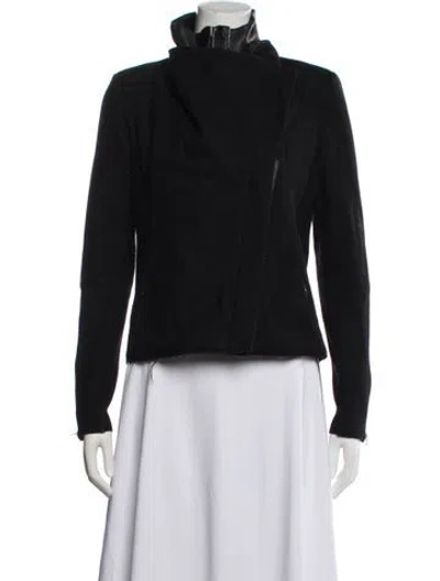 Pre-owned Helmut Lang Wool Jacket In Black