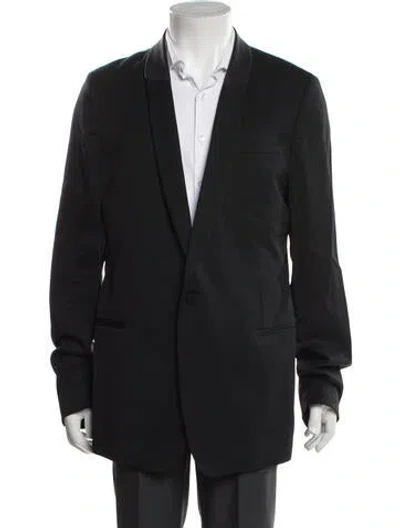 Pre-owned Helmut Lang Wool Jacket In Black
