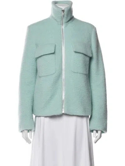 Pre-owned Helmut Lang Wool Jacket In Blue