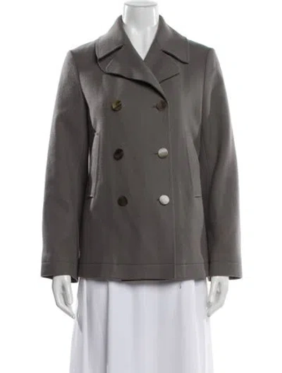 Pre-owned Helmut Lang Wool Jacket In Gray