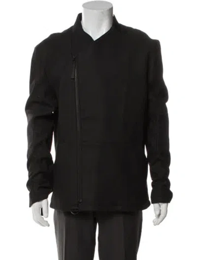 Pre-owned Helmut Lang Wool Jacket In Gray