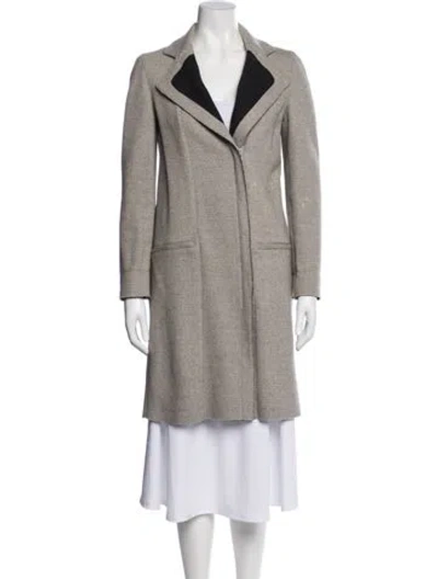 Pre-owned Helmut Lang Wool Jacket In Gray