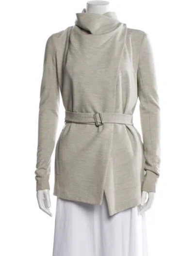 Pre-owned Helmut Lang Wool Jacket In Gray