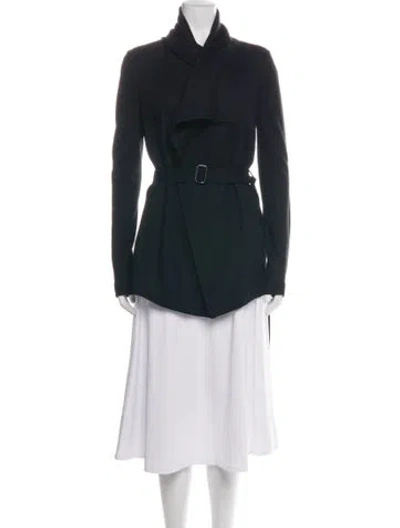 Pre-owned Helmut Lang Wool Jacket In Green