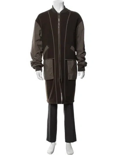 Pre-owned Helmut Lang Wool Jacket In Green