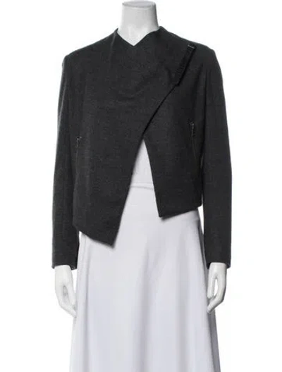 Pre-owned Helmut Lang Wool Jacket In Grey