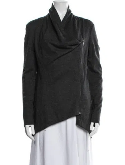 Pre-owned Helmut Lang Wool Jacket In Grey
