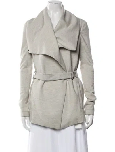 Pre-owned Helmut Lang Wool Jacket In Grey