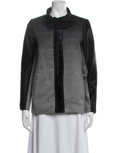 Pre-owned Helmut Lang Wool Jacket In Grey