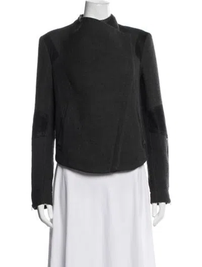 Pre-owned Helmut Lang Wool Jacket In Grey