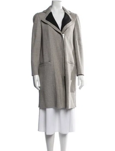 Pre-owned Helmut Lang Wool Jacket In Grey