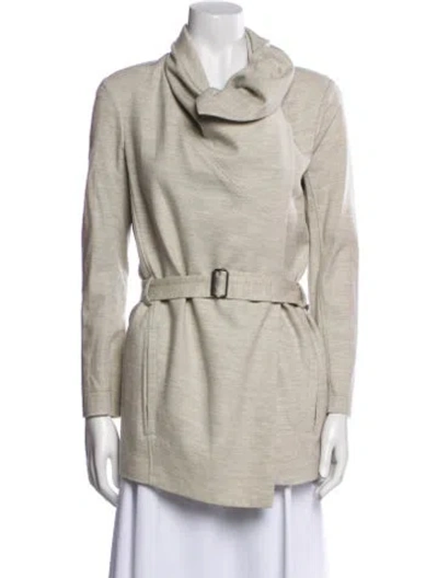 Pre-owned Helmut Lang Wool Jacket In Neutral