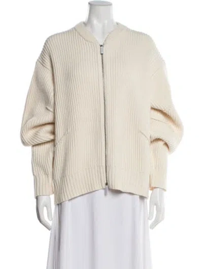 Pre-owned Helmut Lang Wool Jacket W/ Tags In Neutral