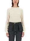 Helmut Lang Relaxed-fit Wool And Silk Blend Top