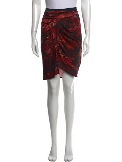 Pre-owned Helmut Lang Wool Midi Length Skirt In Black