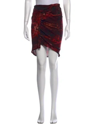 Pre-owned Helmut Lang Wool Mini Skirt In Black