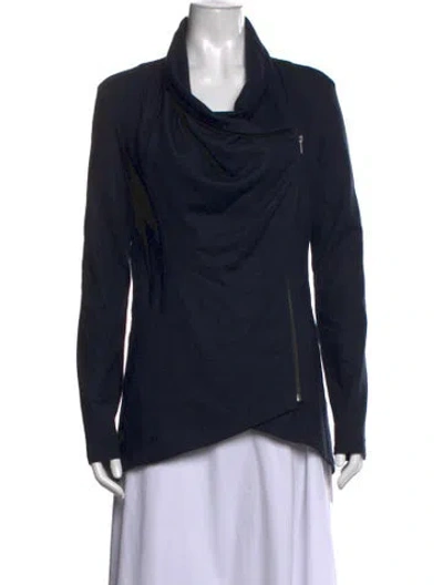 Pre-owned Helmut Lang Wool Mock Neck Sweater In Gray