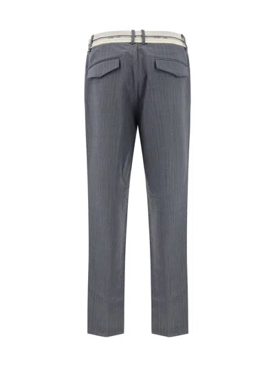 Helmut Lang Wool Pants In Grey