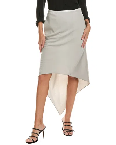 Helmut Lang Scarf Hem Skirt Sand In Brown