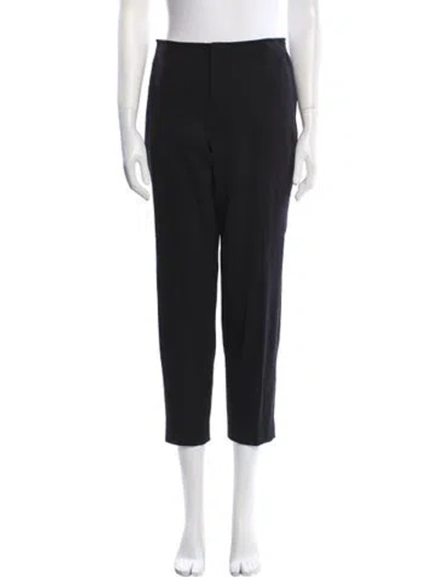 Pre-owned Helmut Lang Wool Skinny Leg Pants In Black