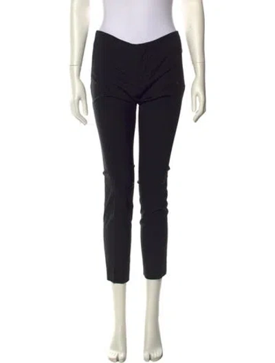 Pre-owned Helmut Lang Wool Skinny Leg Pants In Blue