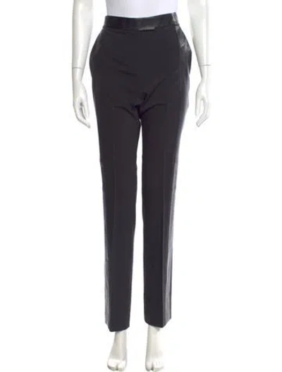 Pre-owned Helmut Lang Wool Skinny Leg Pants In Gray