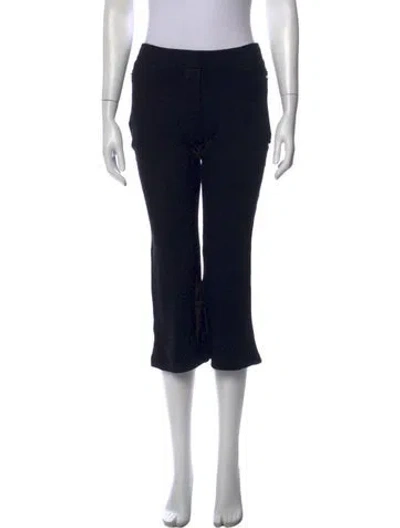 Pre-owned Helmut Lang Wool Straight Leg Pants In Black
