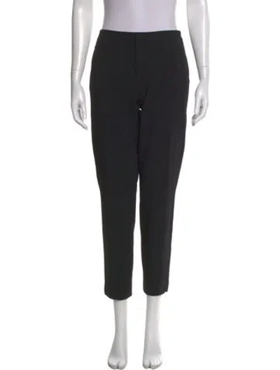 Pre-owned Helmut Lang Wool Straight Leg Pants In Black