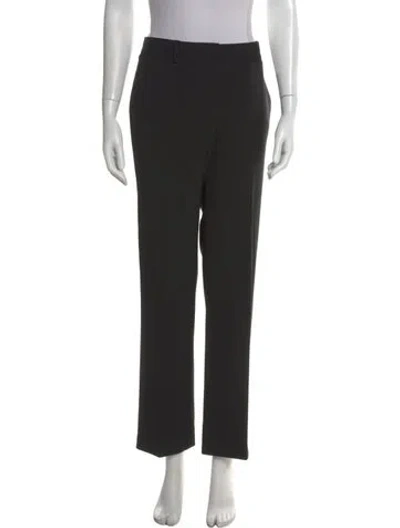 Pre-owned Helmut Lang Wool Straight Leg Pants In Black