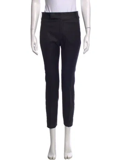 Pre-owned Helmut Lang Wool Straight Leg Pants In Black