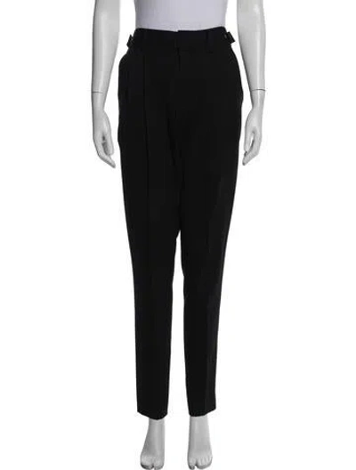 Pre-owned Helmut Lang Wool Straight Leg Pants In Black