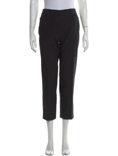 Pre-owned Helmut Lang Wool Straight Leg Pants In Black