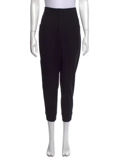 Pre-owned Helmut Lang Wool Straight Leg Pants In Black