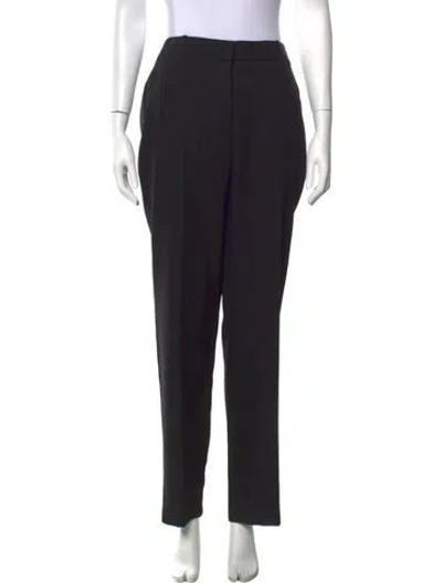 Pre-owned Helmut Lang Wool Straight Leg Pants In Black