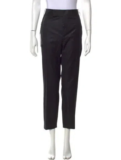 Pre-owned Helmut Lang Wool Straight Leg Pants In Black