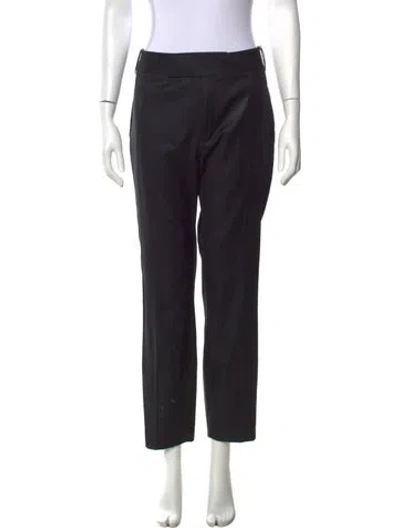 Pre-owned Helmut Lang Wool Straight Leg Pants In Black