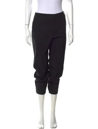 Pre-owned Helmut Lang Wool Straight Leg Pants In Black