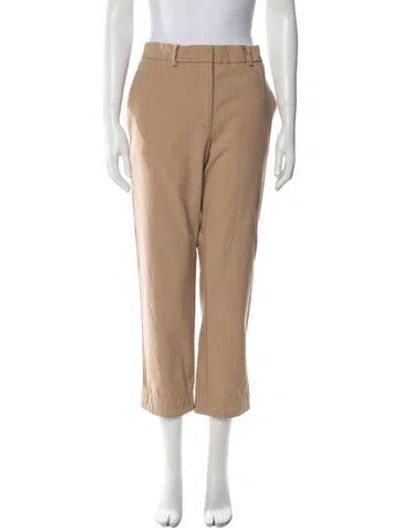 Pre-owned Helmut Lang Wool Straight Leg Pants In Brown