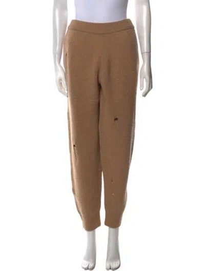 Pre-owned Helmut Lang Wool Straight Leg Pants In Brown