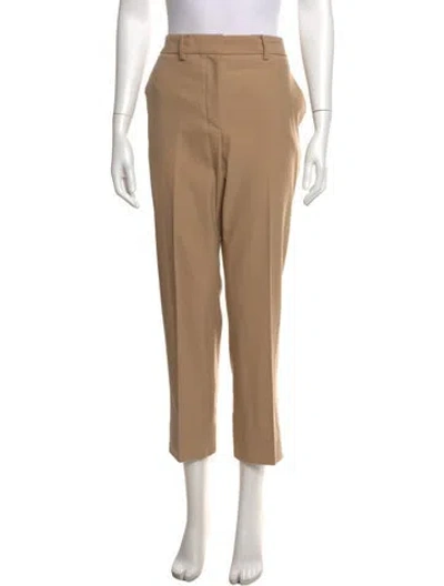 Pre-owned Helmut Lang Wool Straight Leg Pants In Brown