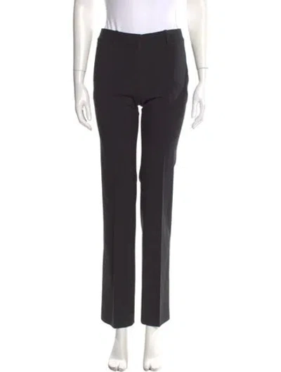 Pre-owned Helmut Lang Wool Straight Leg Pants W/ Tags In Black