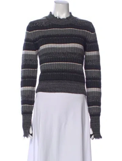 Pre-owned Helmut Lang Wool Striped Sweater In Multi