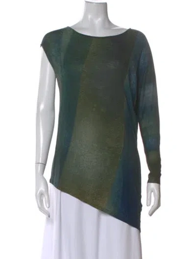 Pre-owned Helmut Lang Wool Striped Top In Multi