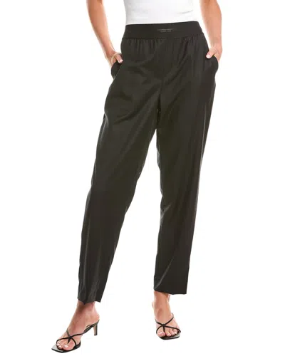 Helmut Lang Wool Tapered Pant In Black