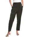 Helmut Lang Wool Tapered Pant In Black