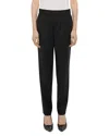 Helmut Lang Tapered Wool Twill Straight Leg Pants In Black