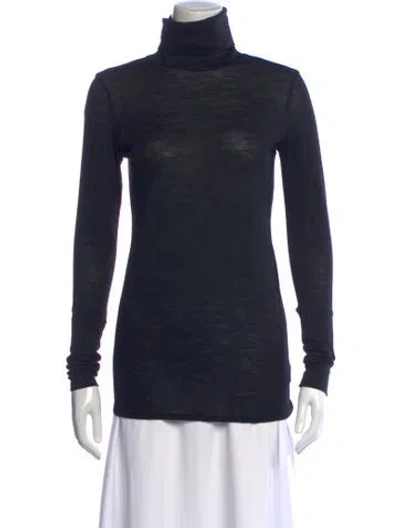 Pre-owned Helmut Lang Wool Turtleneck Sweater In Black