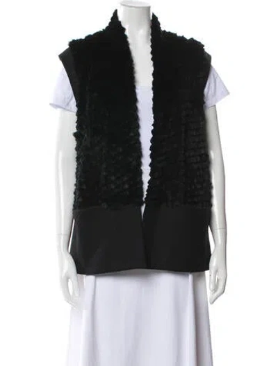 Pre-owned Helmut Lang Wool Vest In Black