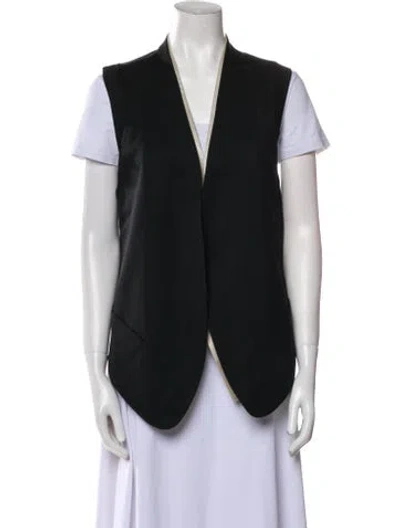 Pre-owned Helmut Lang Wool Vest In Black